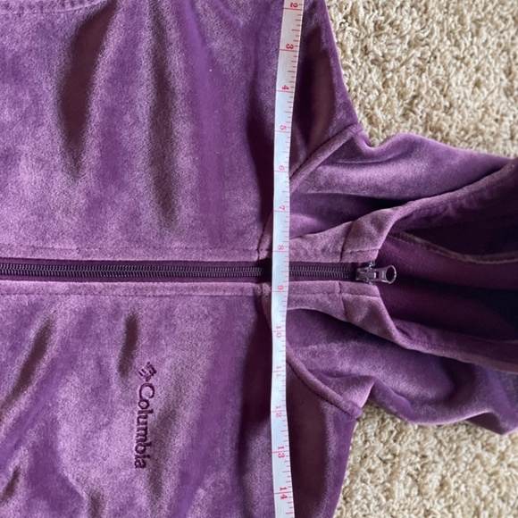 Columbia purple velvet jacket size S - Picture 4 of 4